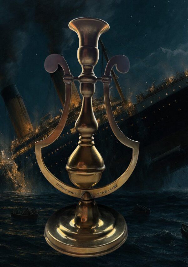 Chandelier Réplique du Titanic – Gravure “WhitHe Star Line » – Image 3