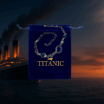 Bracelet Titanic – Bijou Argenté avec Pierres Bleues