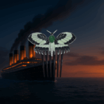 Barrette Rose Inspirée Titanic