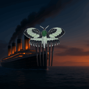 Barrette Rose Inspirée Titanic
