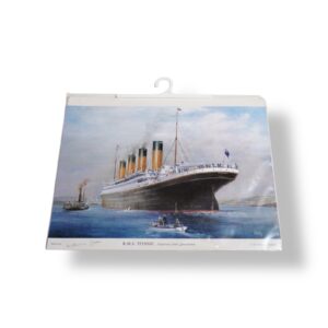 Affiche du RMS Titanic Départ de Queenstown