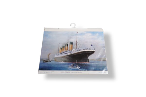Affiche du RMS Titanic Départ de Queenstown