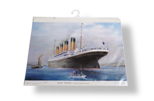 Affiche du RMS Titanic Départ de Queenstown – Image 2