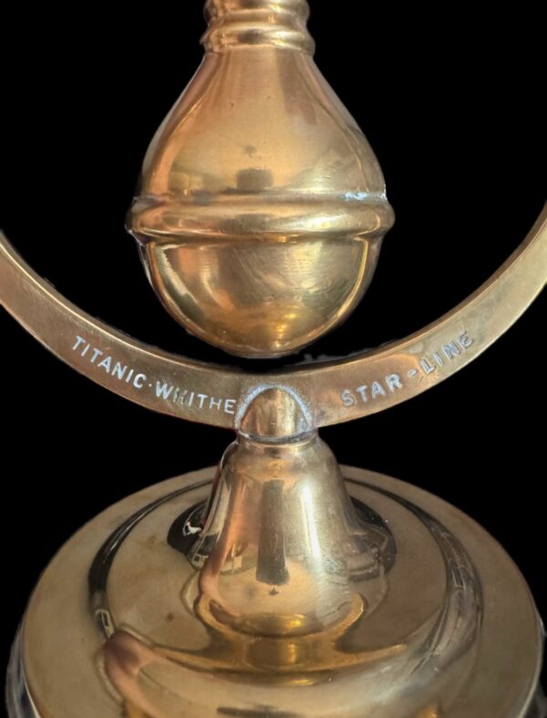 Chandelier Réplique du Titanic – Gravure “WhitHe Star Line » – Image 2