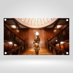 Toile Murale Grand Escalier du Titanic – Format XXL 140×240 cm