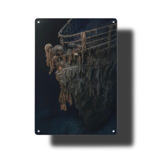 Plaque en métal Titanic – Épave