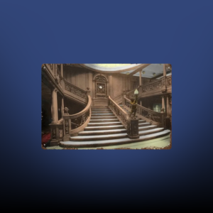 Plaque en métal Titanic – Grand Escalier