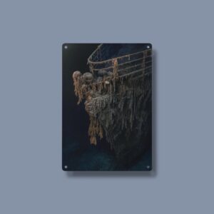Plaque en métal RMS Titanic – Épave