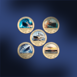 Coffret de 5 Pièces commémoratives – Titanic