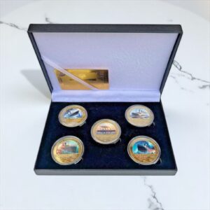 Coffret de 5 Pièces commémoratives – Titanic