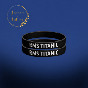 Bracelet en silicone – noir