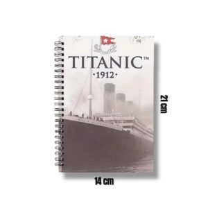 Carnet Spirale – 140 Pages – Motif Titanic