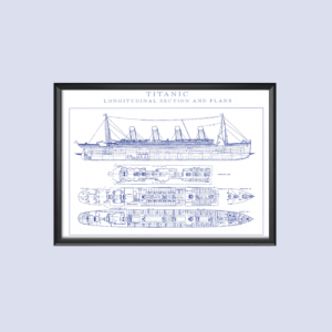 Photographie – Plan du RMS Titanic