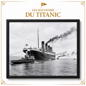 Photographie du Titanic quittant Belfast