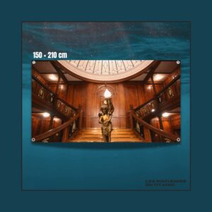 Toile grand escalier Titanic